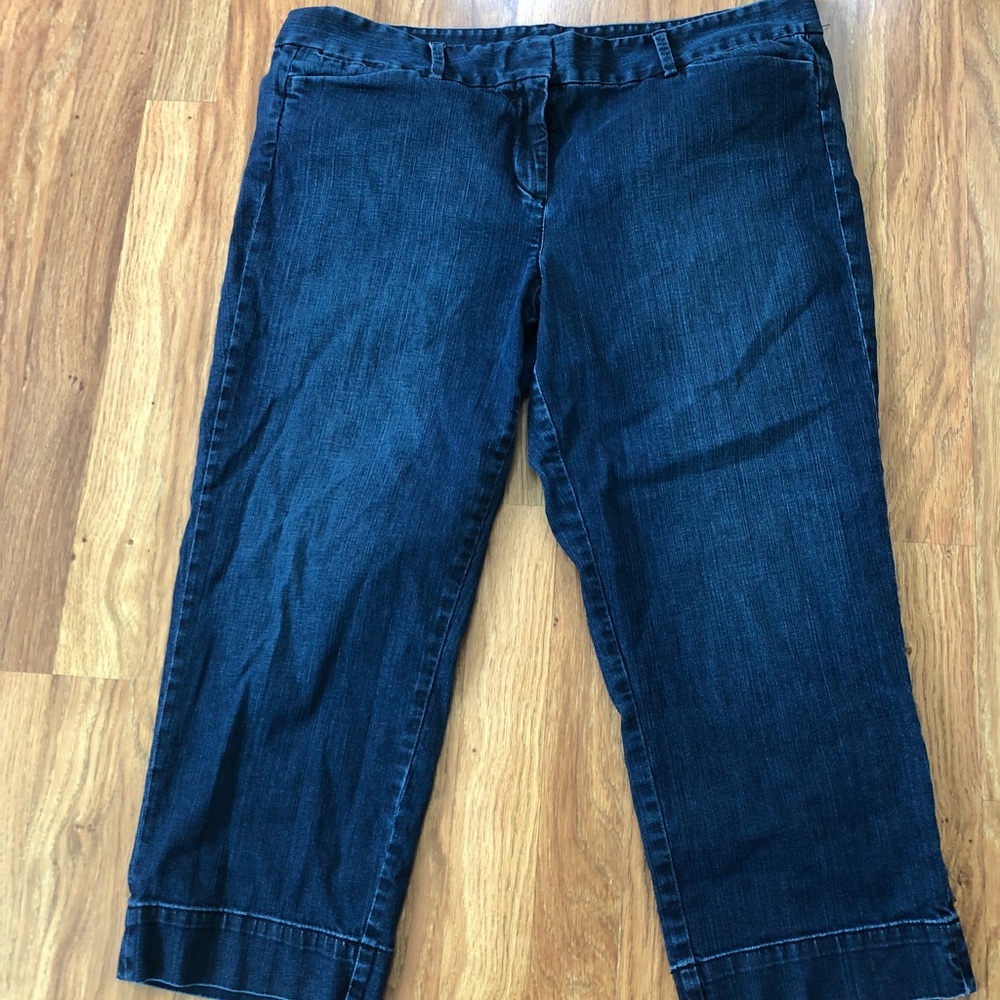 Crop jeans by Ann Taylor Loft